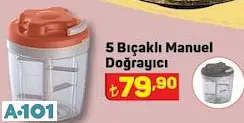 5 BIÇAKLI MANUEL DOĞRAYICI 5 BIÇAKLI MANUEL DOĞRAYICI